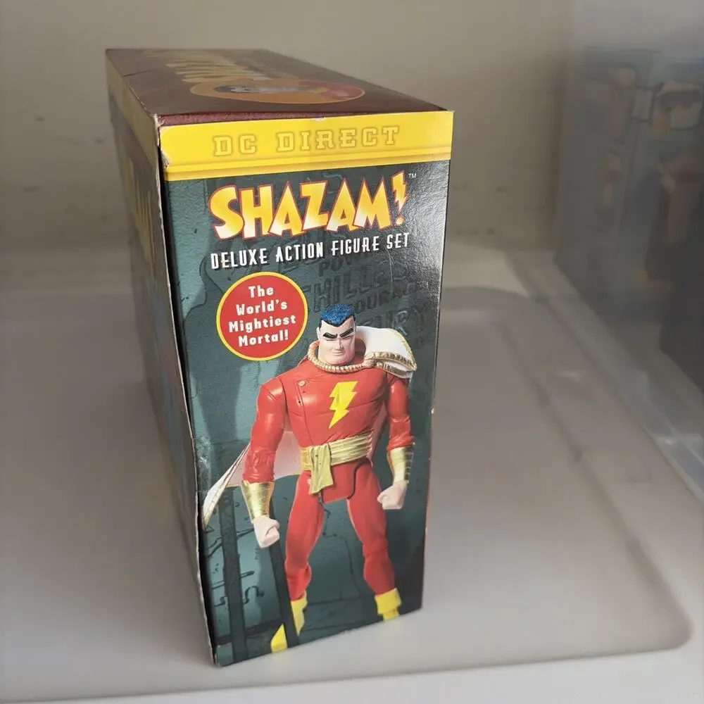 Shazam & Billy Batson 2 Pack Deluxe DC DIRECT Set MOC NEW